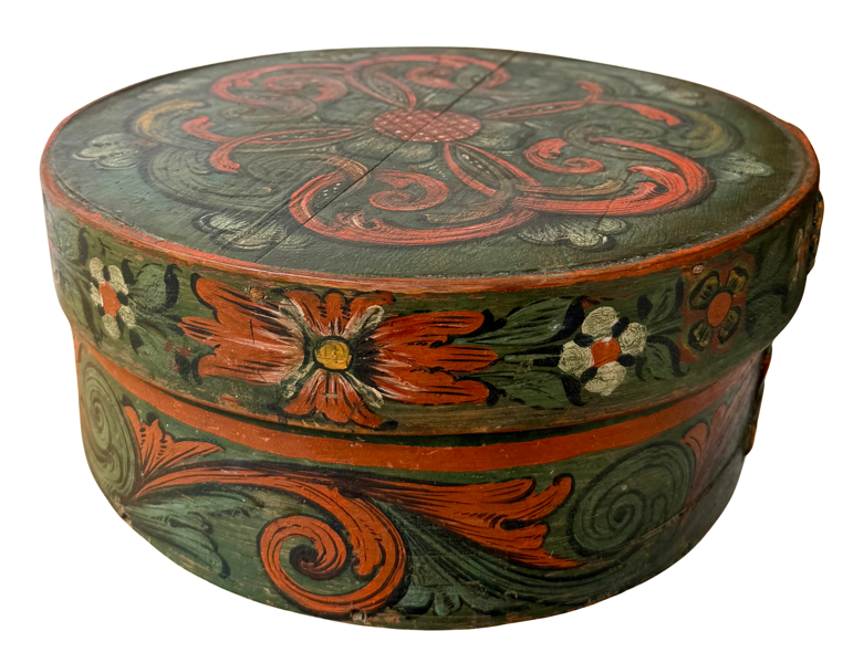 Rosemalt ask, Olav Hansson 1802