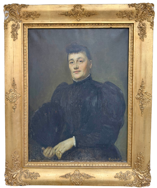 Hans Heyerdahl - Kvinneportrett 1894.