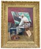 Christian Krohg - Selvportrett i atelieret