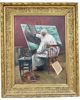 Christian Krohg - Selvportrett i atelieret