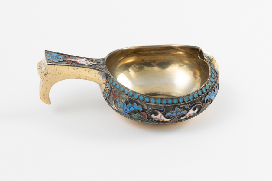 Kovsh, Russland 1896 / Russian silver and enamel Kovsh