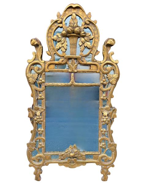 Rokokkospeil, 1700-tallet.