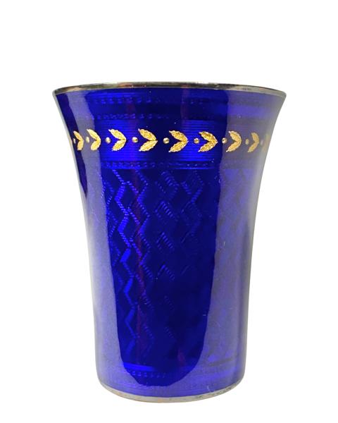 Drammeglass i speilemalje, David Andersen