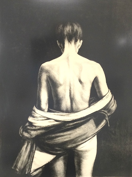 Odd Nerdrum - Ryggvendt kvinneakt 1974