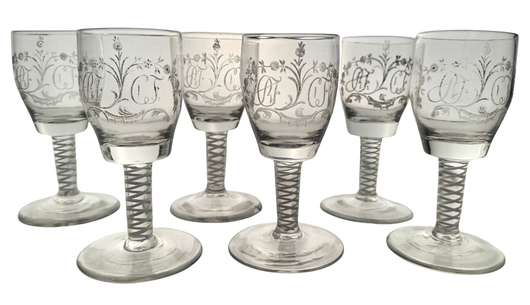 6 bryllupsglass, Hurdal glassverk
