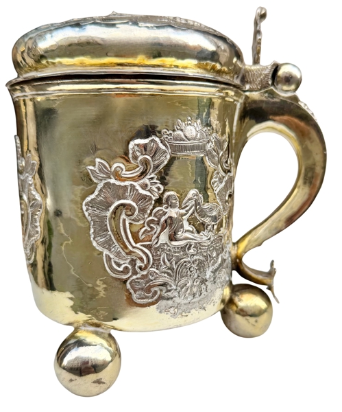 Barokk sølvkanne,  1749