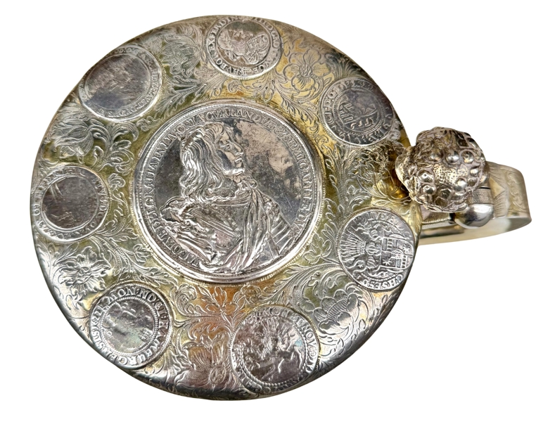 A rare baroque silver  tankard, Coat of Arms of House of Kettler, Dukes of Courland and Semigallia