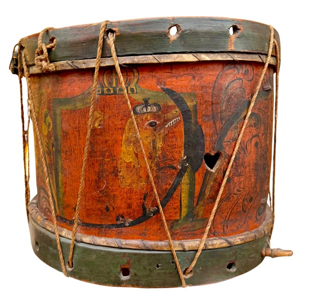 Rosemalt tromme, Telemark/Numedal.