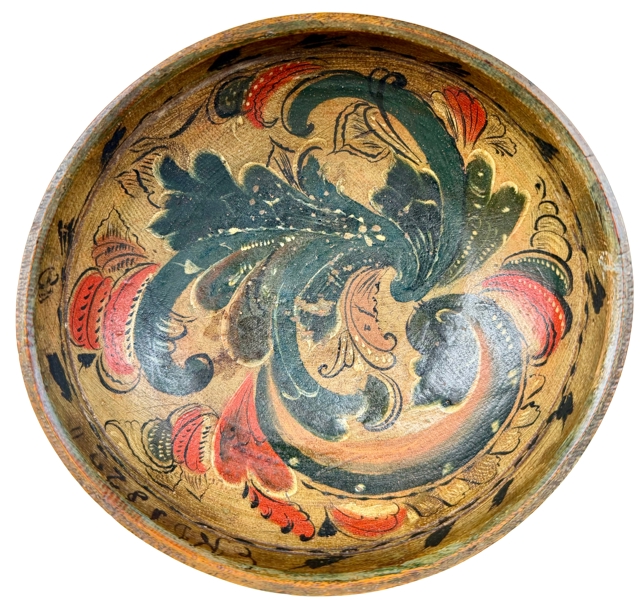 Rosemalt einskildkopp, Telemark 1822