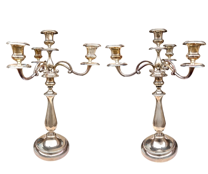 Et par Cristofle kandelabre