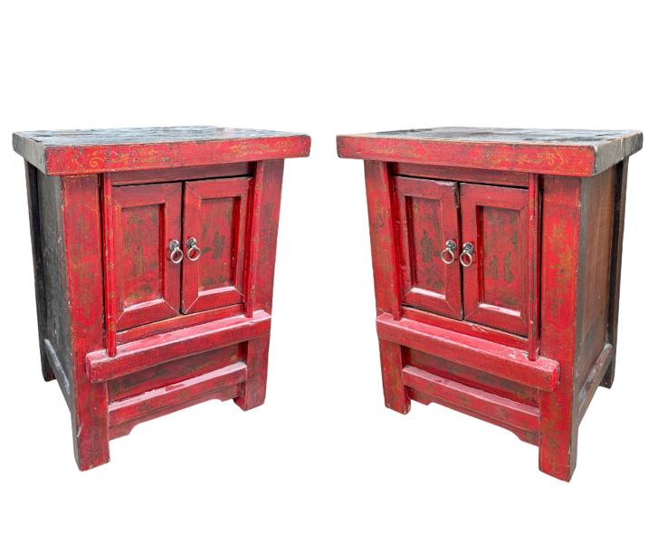 Ett par kinesiske sidebord/skap