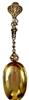 Barokk sølvskje #1 / Dutch baroque gilded silver spoon