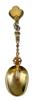 Barokk sølvskje #1 / Dutch baroque gilded silver spoon