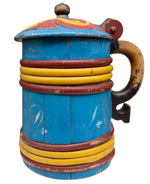 Lagget ølkrus, Hallingdal