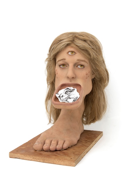 Bjarne Melgaard - Hode/fot, voksfigur