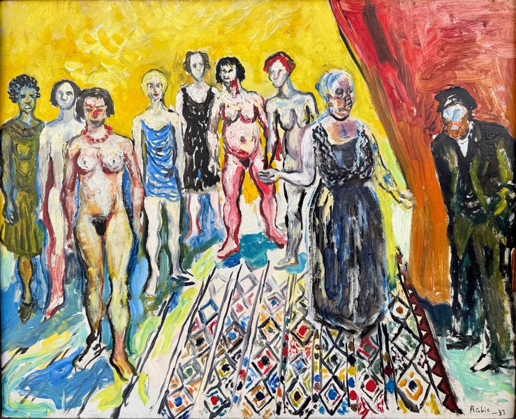 Reidar Aulie - Bordellet / Horehuset / the whore house, 1933