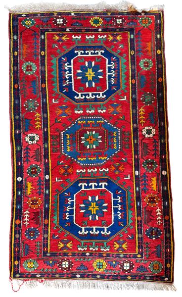 Håndknyttet Kaukasusteppe