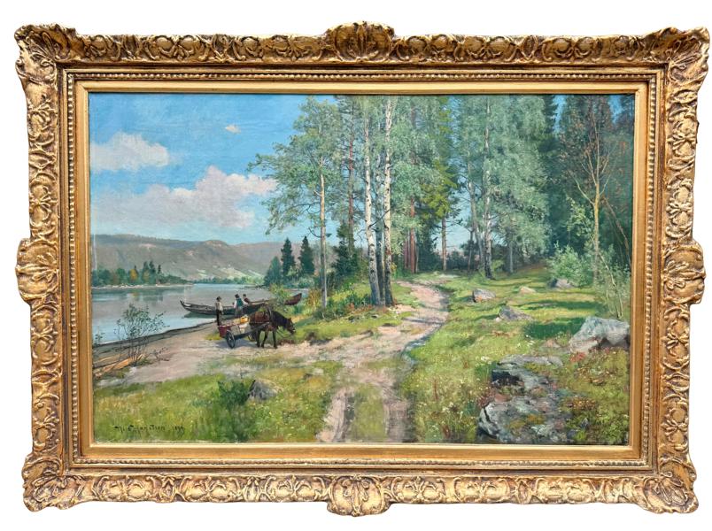 Nils Hansteen - Skogsmotiv 1894