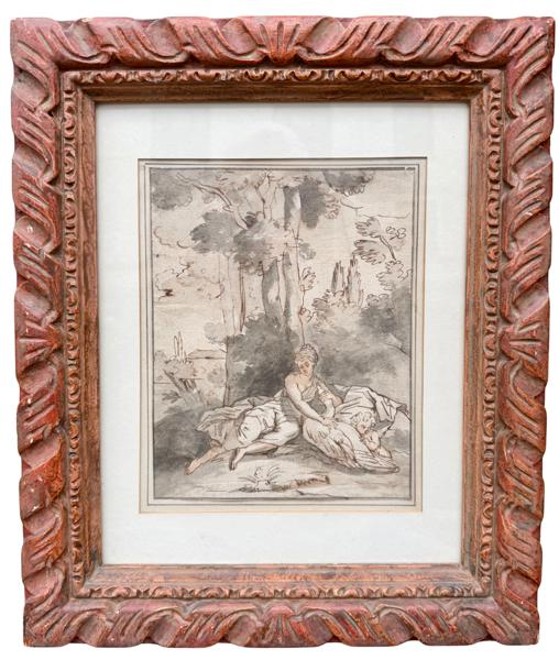 Fransk skole -Venus / Leda og svanen 1700-tallet