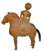 Hest m/rytter, Hemne i  Trøndelag ca. 1800