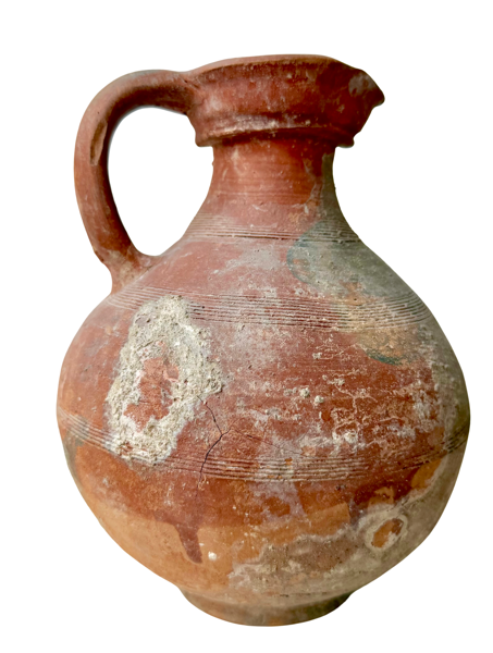 Antikk terracotta karaffel